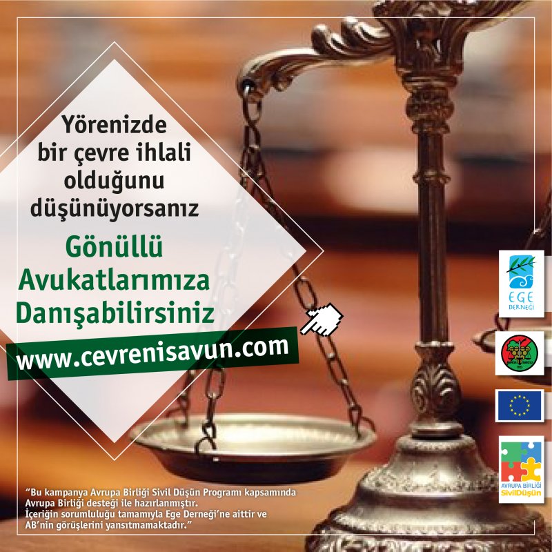 Gönüllü avukatlara danışma kampanya görseli