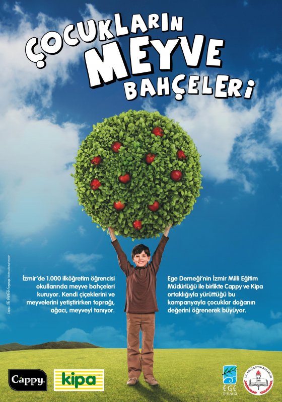 Çocukların Meyve Bahçeleri proje afişi