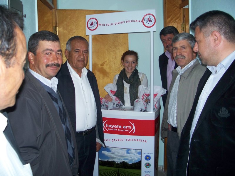 Gediz Dostu Çevreci Solucanlar tanıtım standı