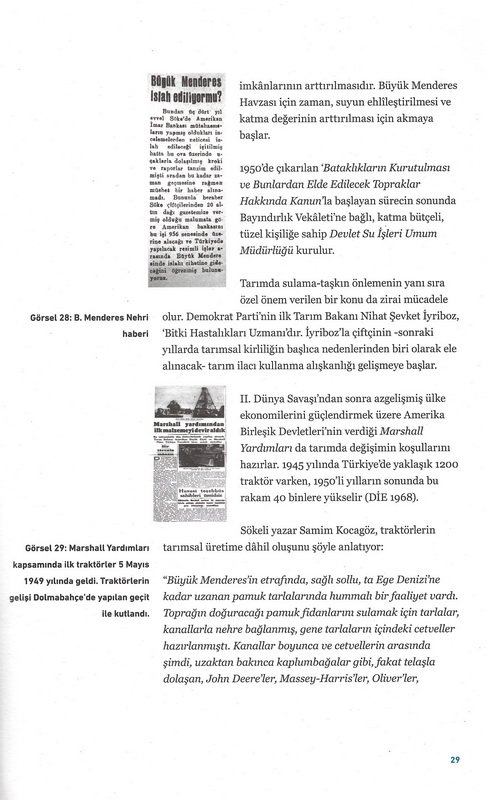 Büyük Menderes Havzası atlasından arşiv sayfası