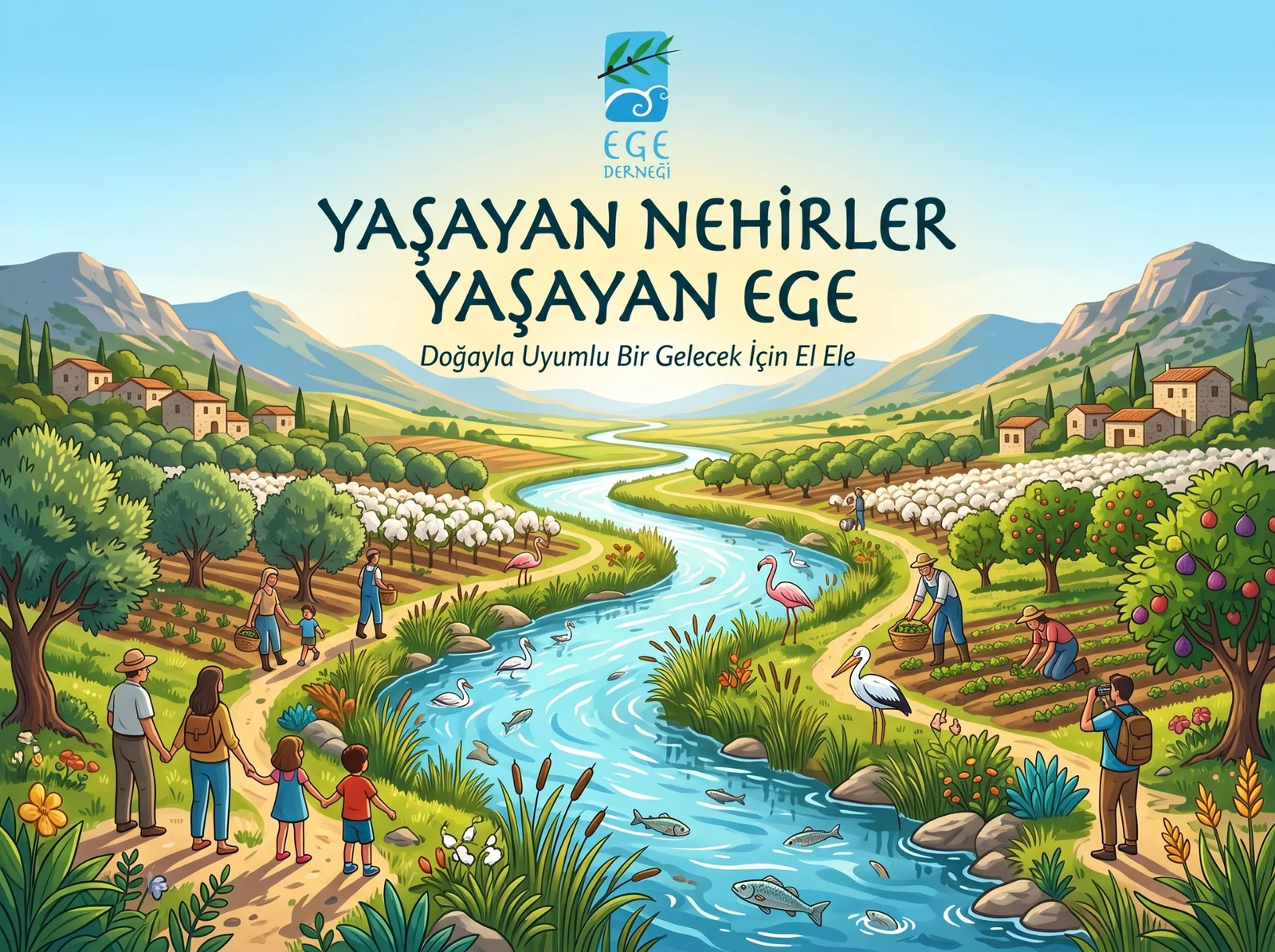 Yaşayan Nehirler Yaşayan Ege projesi ana görseli